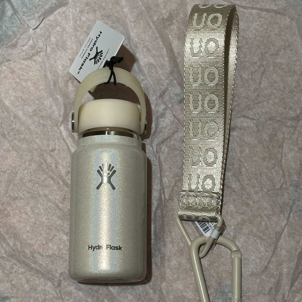 Hydro Flask Micro Glimmer Cream Bottle with Cream Lid - Limited Edition - New